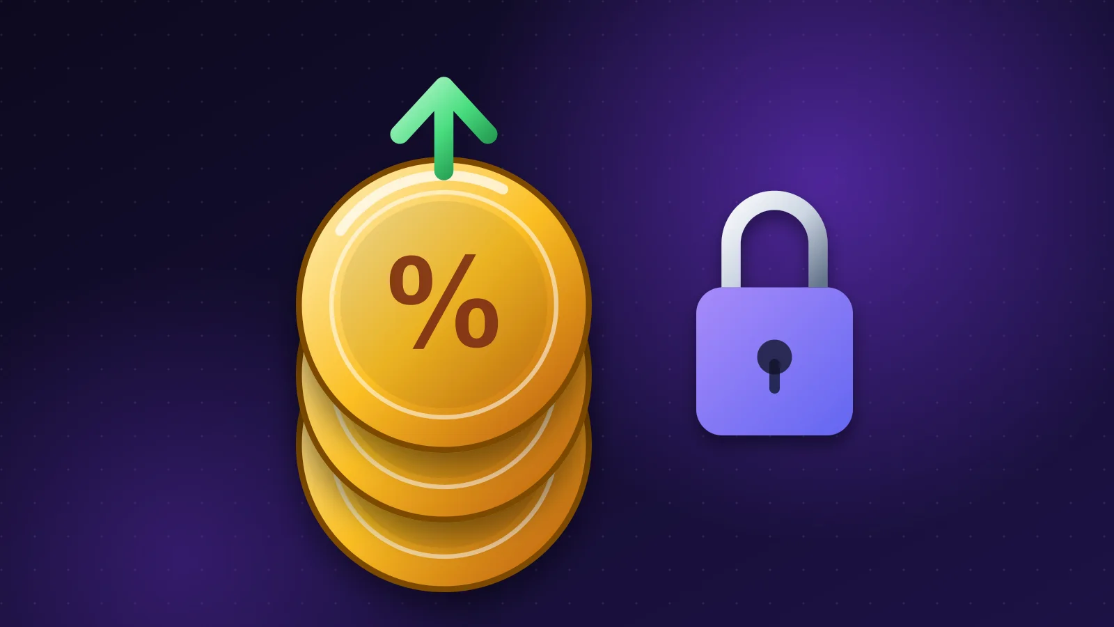 Illustration for the article: What Is Crypto Staking: How It Works, What the Returns Are and the Risks